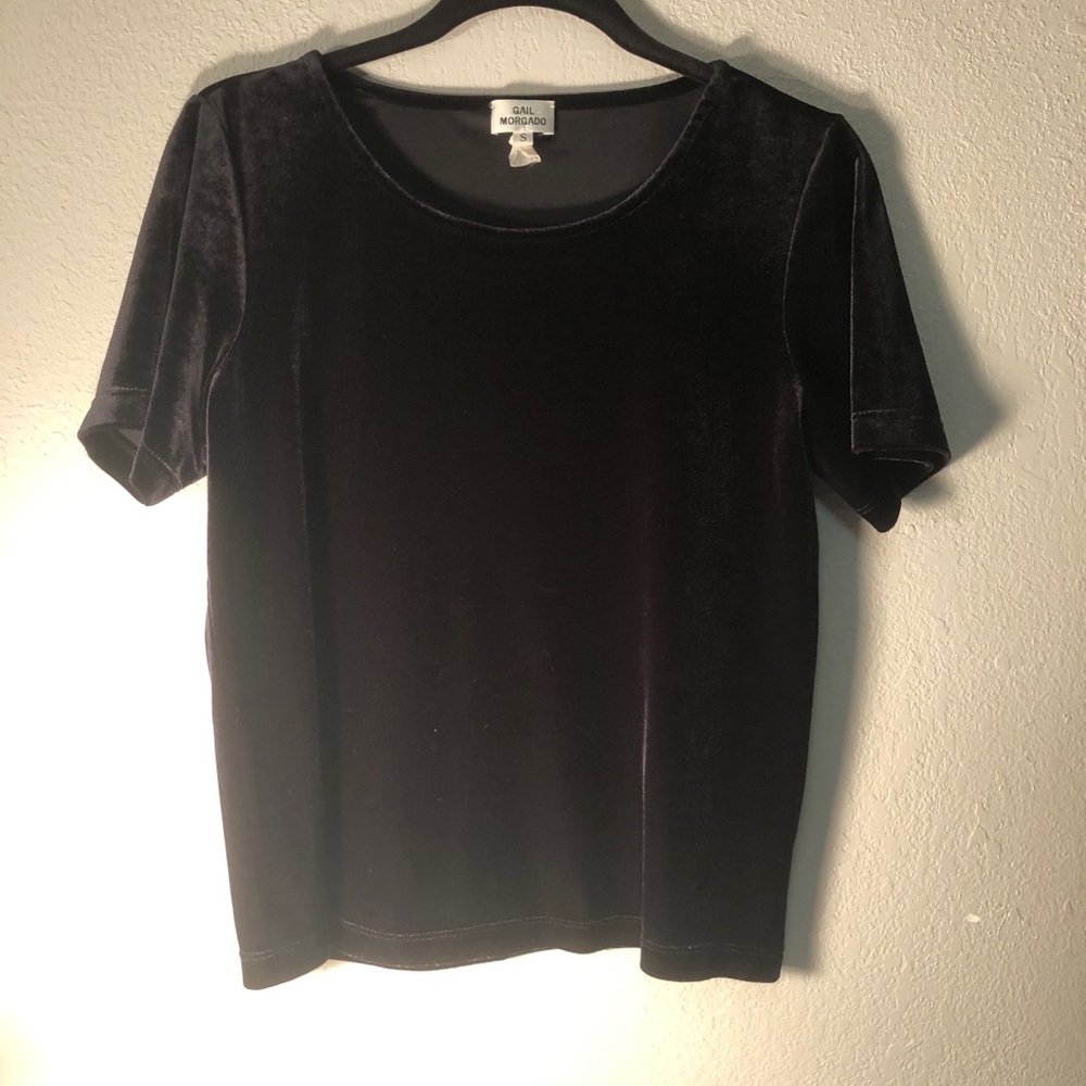 Vintage Gail Morgado Velvety Top